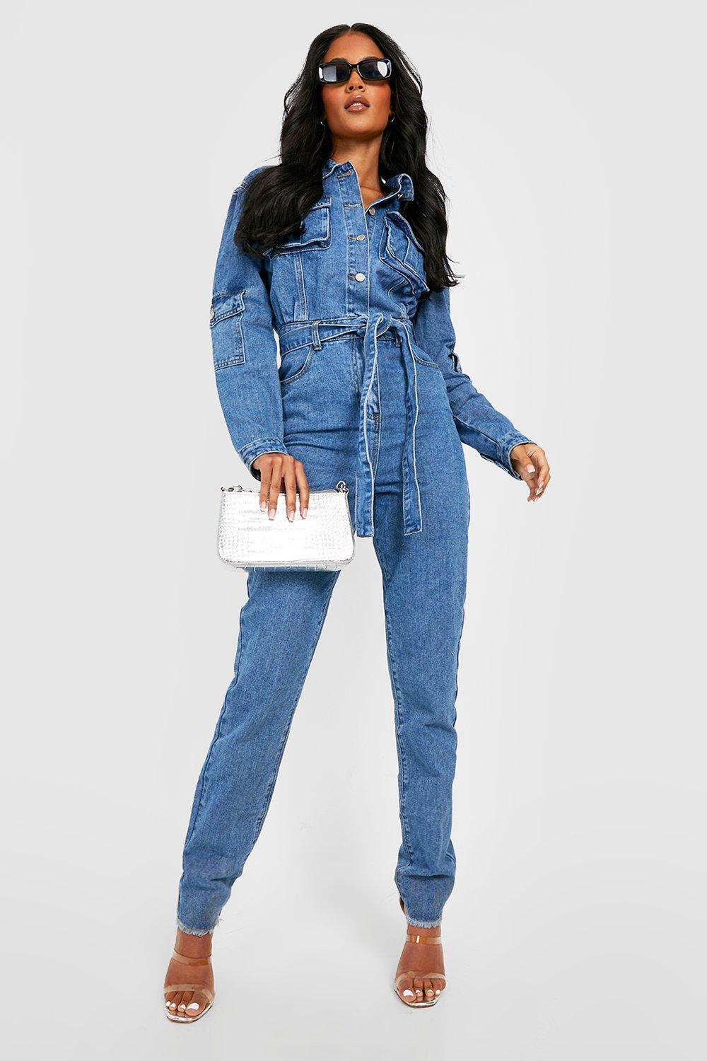 Belted boiler suit on sale